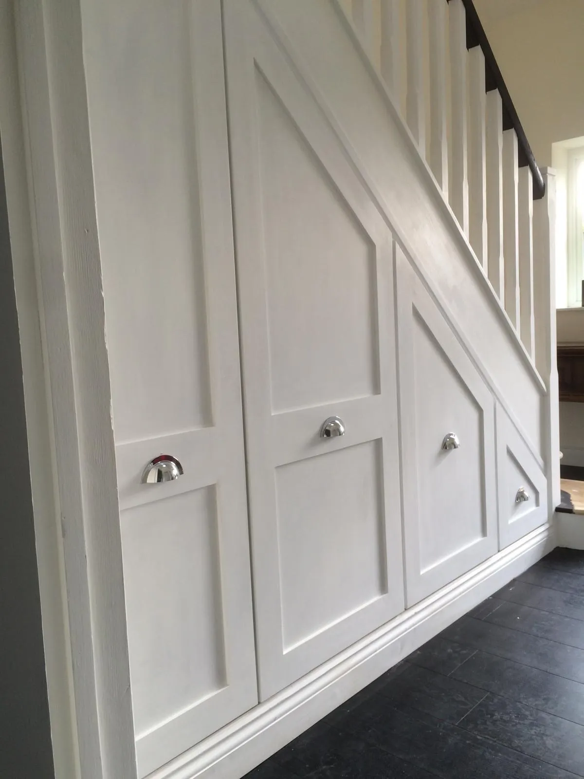 storage under stairs