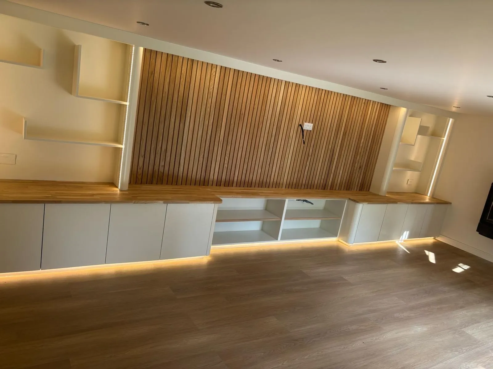 slats in wall
